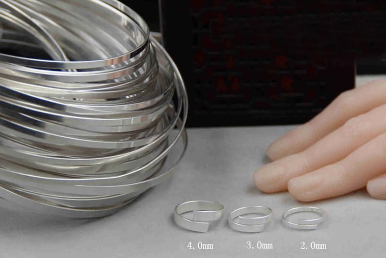 Sterling Silver Wire, s999 Silver Flat Wire For Jewelry Making Supplies, Silver Soft Wire, Beading Wire 1mm 26 Ga - Image 3