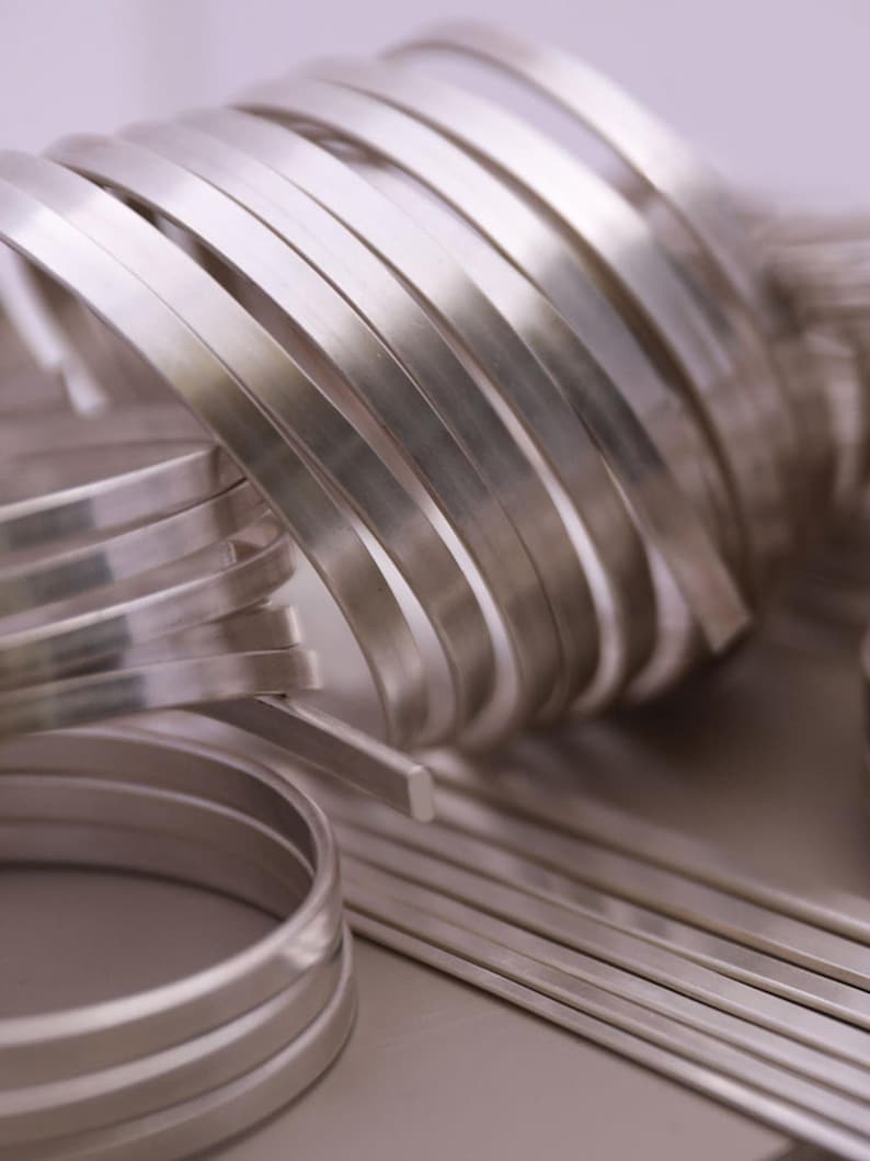 Sterling Silver Wire, s999 Silver Flat Wire For Jewelry Making Supplies, Silver Soft Wire, Beading Wire 1mm 26 Ga - Image 8