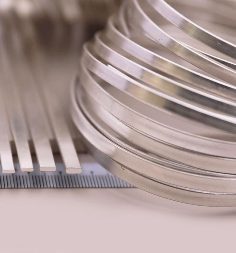 Sterling Silver Wire, s999 Silver Flat Wire For Jewelry Making Supplies, Silver Soft Wire, Beading Wire 1mm 26 Ga - Image 4