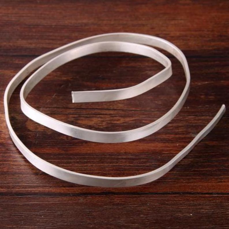Sterling Silver Wire, s999 Silver Flat Wire For Jewelry Making Supplies, Silver Soft Wire, Beading Wire 1mm 26 Ga