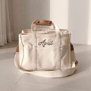 Multi-pocket Large Capacity Tote bag, Shoulder bag, Women Bag, Diaper Bag, Crossbody Bag, Canvas Tote Bag for Women, Everything Tote Bag